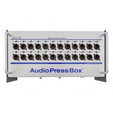 AudioPressBox  APB 124SB  Kostka dziennikarska - rozdzielacz  sygnału mik/linia  1 na 24 , urządzenie mobilne