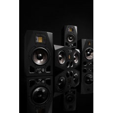 ADAM Audio A77X- Monitor aktywny bliskiego / średniego pola, trójdrożny, 2 Woofery 7", Tweeter X-ART, wbudowany EQ [wysokie i niskie częstotliwości ], moc 100/150 W