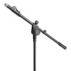 Adam Hall Gravity MS 4322 B Statyw mikrofonowy z trójnożną, składaną podstawą i dwupunktową regulacją wysięgnika wysuwanego