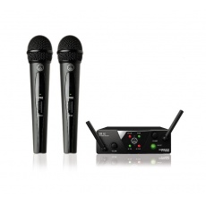  AKG WMS 40 mini2 voc set bezprzewodowy system z dwoma mikrofonami dynamicznymi do ręki