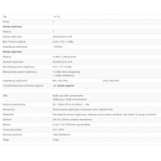 AudioPressBox  APB 116P  Kostka dziennikarska - rozdzielacz sygnału mik/linia  1 na 16 , urządzenie mobilne