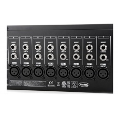 Behringer RX1202FX 12-kanałowy mikser liniowy do montażu w racku z przedwzmacniaczami mikrofonowymi Xenyx, klasyczną "brytyjską" korekcją i procesorem efektów.