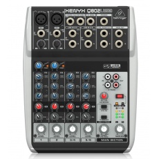 BEHRINGER XENYX802USB 8-wejściowy 2-busowy mikser z przedwzmacniaczami i kompresorami XENYX oraz  interfejsem USB / audio