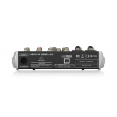 BEHRINGER XENYX802USB 8-wejściowy 2-busowy mikser z przedwzmacniaczami i kompresorami XENYX oraz  interfejsem USB / audio