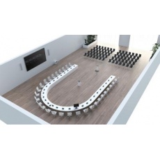 Bosch CCS 1000D cyfrowy system konferencyjny dla 12 delegatów i 1 przewodniczącego