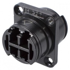 Hicon Hi-Fiber4-FD  Gniazdo - adaptor , LC , optyczne -światłowodowe 4 modowy ,typu przyciśnij/przekręć, IP68