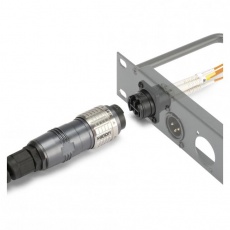Hicon Hi-Fiber4-MC wtyk LC optyczny -światłowodowy 4 modowy ,typu przyciśnij/przekręć, średnica kabla 5-9 mm  