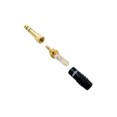 HICON HI-J3563S męski wtyk mini Jack 3,5 mm TRS z nakręcanym adapterem na 6,35 mm