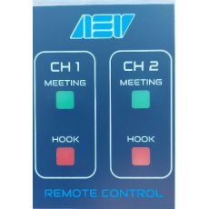 ITB AEV remote control  sterownik kablowy do hybryd telefonicznych AEV ITB 101/201. Obsługuje 2 kanały. Gniazdo DB 9. Bez kabla.