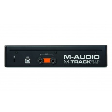 M-Audio M-Track Plus II - Interfejs Audio-USB, 2 we/2 wy [24-bity/96kHz], 2 x przedwzmacniacz mikrofonowy , XLR,  2 wejścia instrumentalno/liniowe TRS, 2 symetryczne wyjścia  analogowe -TRS ,  miernik