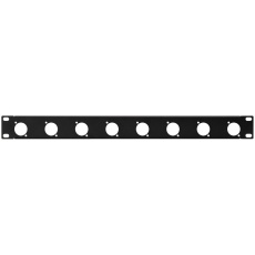 Monacor RCP-8732U Panel z otworami do szafy rack  19’’, 1U, dla 8 gniazd  