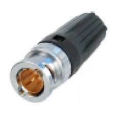 Neutrik NBNC75BFG7 wtyk BNC zaciskany na kabel 06/2,8 do 6 mm , 75 Ω ,HDTV / DVD