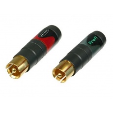 Neutrik NF2FC-B2  wtyki Cinch RCA profesjonalne top klasa , metal, złote końcówki , High End, Cyfrowe kable