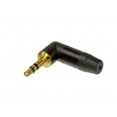 NEUTRIK NTP3RC-B  wtyk jack 3,5mm mini stereo kątowy , złoty bolec