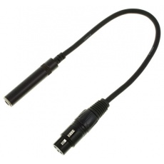 Pro Snake  TPA 1003 FB  adapter XLR żeński / gniazdo Jack 6,3 mm stereo, długość 30 cm