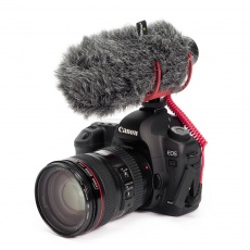 Rode -Røde VideoMic GO Profesjonalny mikrofon do kamer konsumenckich, superkardioidalny, SPL 120 dB, zasilanie z gniazda w aparacie, w zestawie osłona przeciwwietrzna 