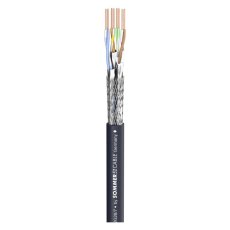SC-MERCATOR CAT.6a highflex; PVC; S/FTP, AWG26/7,  Ø 6,20mm ,(580-0401),czarny, super giętki