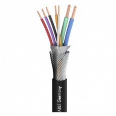 SC Octave Tube kabel mikrofonowy ,  5 x 0,14 mm²; 2 x 0,50 mm²; PVC 6, 6,50 mm; ciemno szary ( 200-0186) 