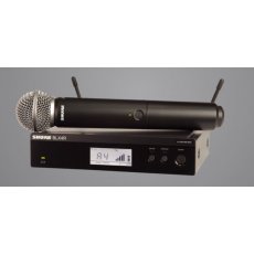 Shure BLX24R/SM58 Wokalowy system bezprzewodowy w racku , dynamiczny mikrofon Shure SM58 o kardioidalnej charakterystyce , 19"