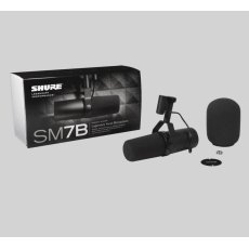 Shure SM 7 B mikrofon dynamiczny, idealny do podcastów orac na emisję do radia, niski poziom szumów