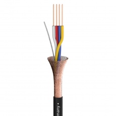 Sommer SC-Cicada 4  Kabel połączeniowy i kabel mikrofonowy  4 x 0,14 mm²; PUR Master-Blend Ø 3,40 mm; czarny (200-0461)  Najlepszy  przewód transmisyjny do ruchomych przetworników pomiarowych pracując