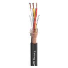 Sommer SC-Symbiotic 3; kabel mikrofonowy ,3 x 0,20 mm²; TPE Ø 5,20 mm; czarny,  podwójny ekran z siatki spiralnej z miedzi beztlenowej, zaprojektowany do zastosowań broadcastowych (200-0601H3 )
