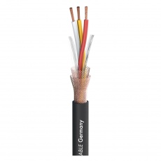 Sommer SC-Symbiotic 3; kabel mikrofonowy ,3 x 0,20 mm²; TPE Ø 5,20 mm; czarny,  podwójny ekran z siatki spiralnej z miedzi beztlenowej, zaprojektowany do zastosowań broadcastowych (200-0601H3 )