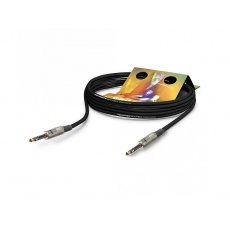 Sommer SG2S-0100  Kabel symetryczny , mikrofonowy, 2 x 0,22 mm² / jack stereo / jack stereo/ HICON /1 m / czarny 