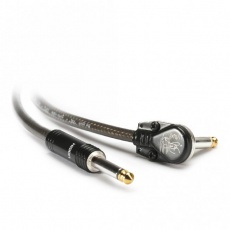 Sommer SXHU-0300  Kabel  gitarowy 1 x 0,75 mm²/ jack /jack mono-kątowy/HICON /3 m/czarny transparent/Hellmut Hattler- sygnatura