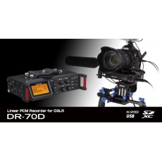 Tascam D-70D rejestrator dżwięku do współpracy z aparatami foto i kamerami