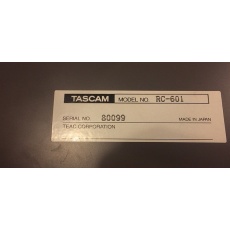 Tascam RC-601 sterownik