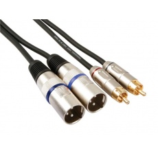 Velleman PAC150  profesjonalny kabel chinch - XLR męski  1 m